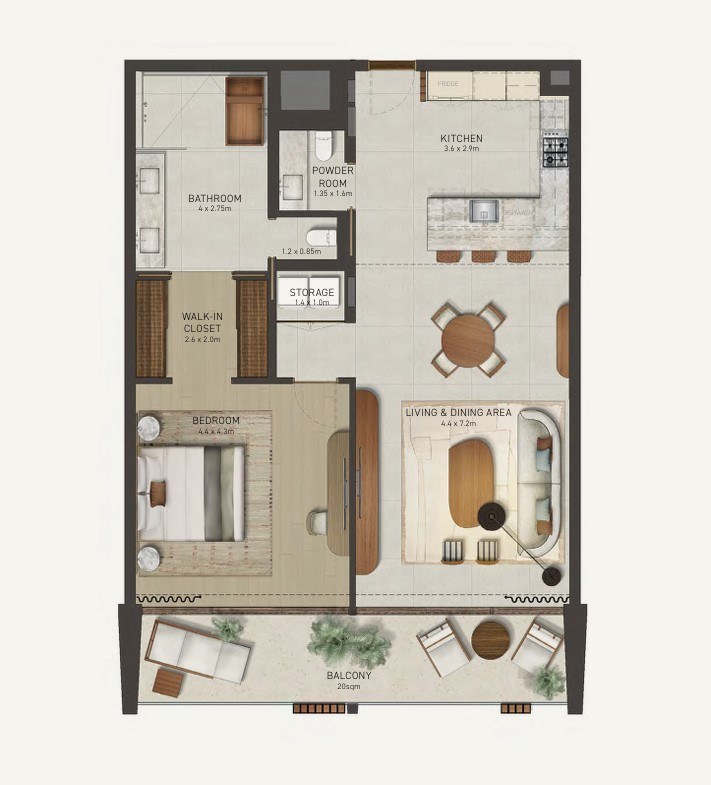 Nobu Residences Abu Dhabi by Aldar Properties, Saadiyat Island - photo 3