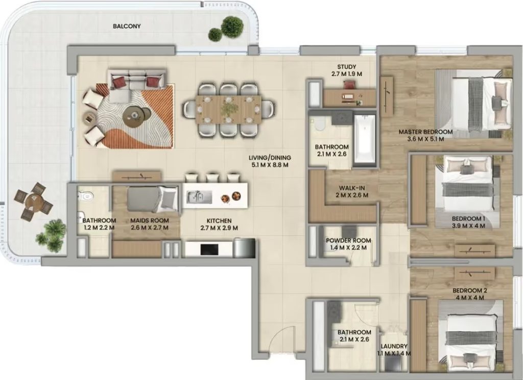 Nouran Living by Aldar Properties, Saadiyat Island - photo 5