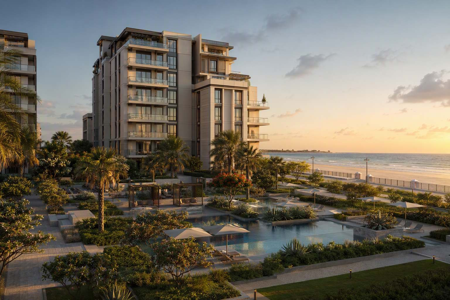 Mamsha Gardens by Aldar, Saadiyat Island - garden residences exterior