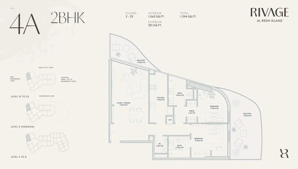 Rivage by Deyaar, Al Reem Island - photo 4