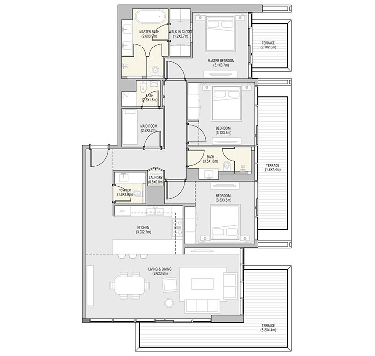 Vida Residences Saadiyat Island - photo 4