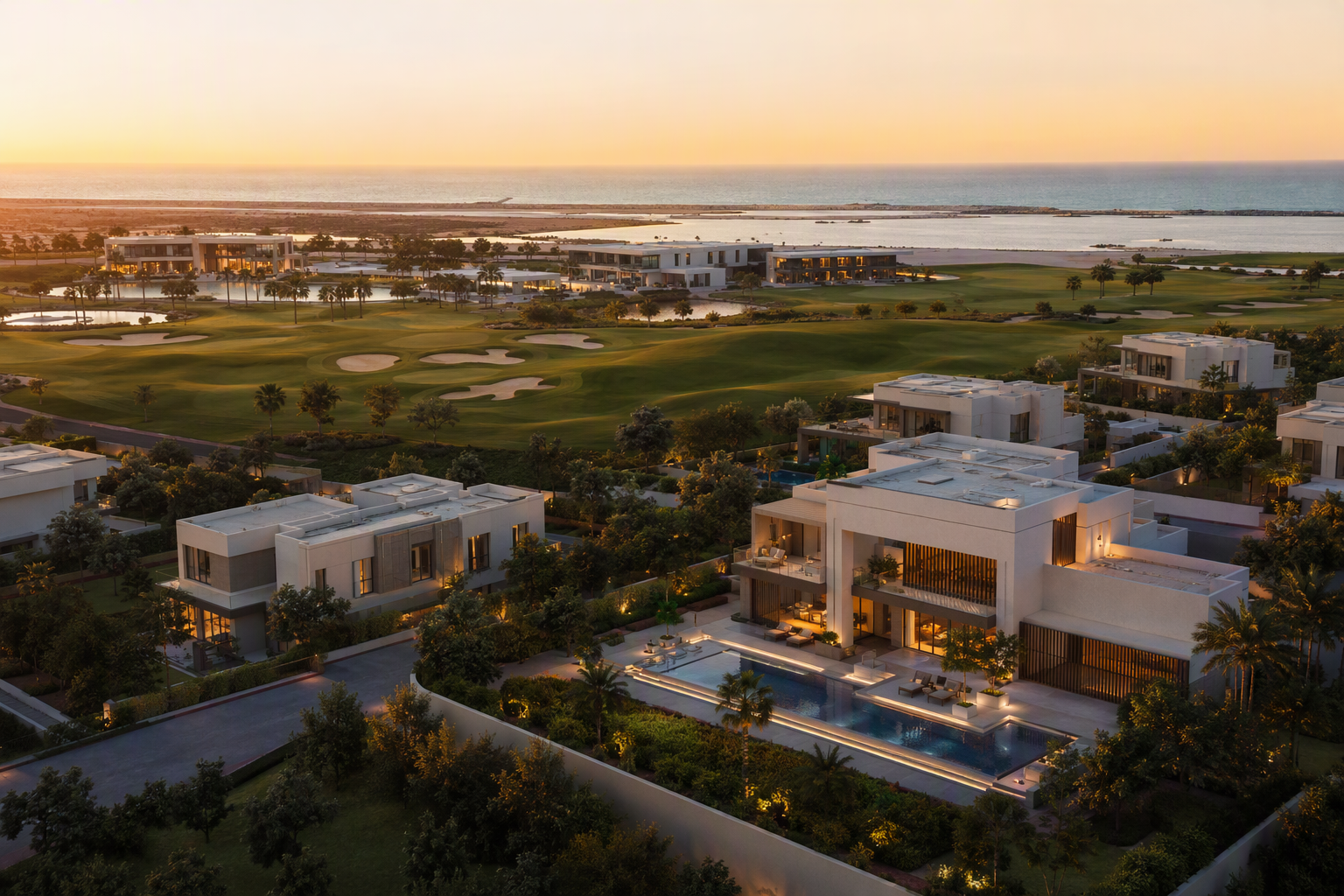 Al Naseem by Modon, Hudayriyat Island - villas exterior