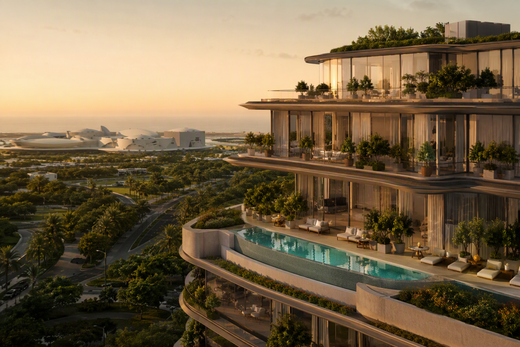 The Source II by Aldar, Saadiyat Grove - wellness apartments exterior